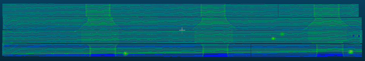 Eddy Current Axial Firing Reconstruction